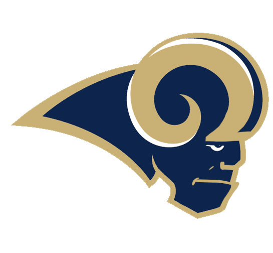 Los Angeles Rams Manning Face Logo fabric transfer